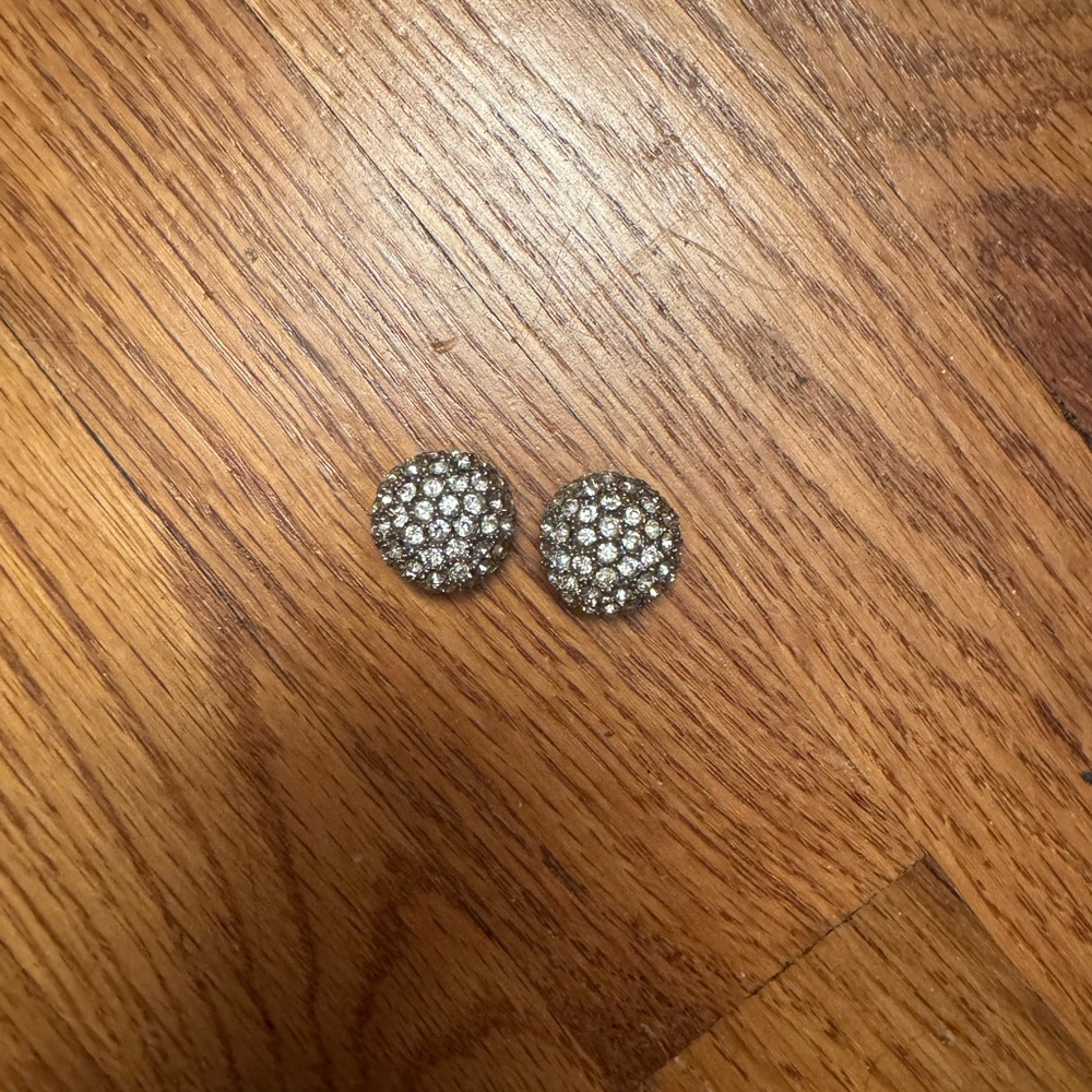 Sparkling Silver Stud Earrings